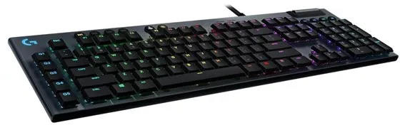 Logitech G915 LIGHTSPEED Wireless GL Clicky - US - Gamingtangentbord - Amerikansk engelska - Svart