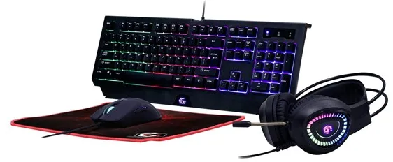 Gembird GMB Gaming Phantom - Gamingtangentbord - Amerikansk engelska - Svart